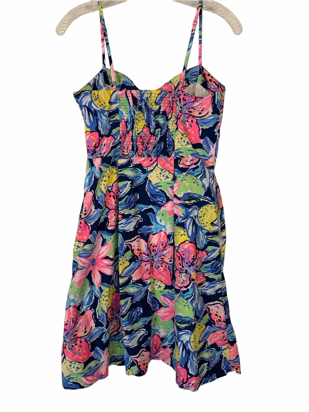 Lilly Pulitzer Easton Dress Nauti Blue Capri Soleil Size 4 - Picture 4 of 9